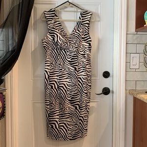 Snap Zebra Dress Sz 8